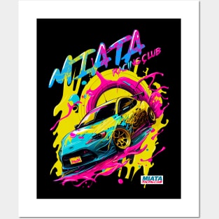 Mazda Miata Racing Club Posters and Art